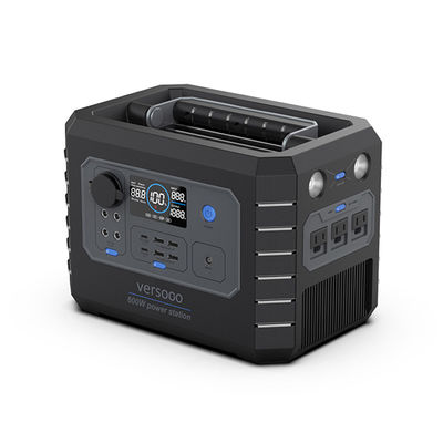 quality Type C portable power station 600w 110v 220v solar power station portable backup portable home camping lifepo4 battery factory